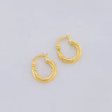 Hoop Earrings Arielle 1.25g / 1/2 in Yellow Gold 18K