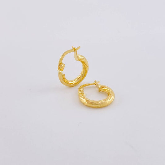 Candongas Arielle 1.25g / 1.5cm Oro Amarillo 18K
