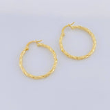 Candongas Sami 1.55g / 2.8cm Oro Amarillo 18K