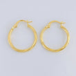 Candongas Espiral 1.25g / 1 in Oro Amarillo 18K