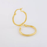 Candongas Espiral 1.25g / 1 in Oro Amarillo 18K