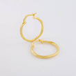 Candongas Espiral 1.3g / 1 in Oro Amarillo 18K