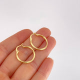 Candongas Espiral 1.25g / 1 in Oro Amarillo 18K