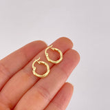 Candongas Espiral 1.2g / 1.6cm Oro Amarillo 18K