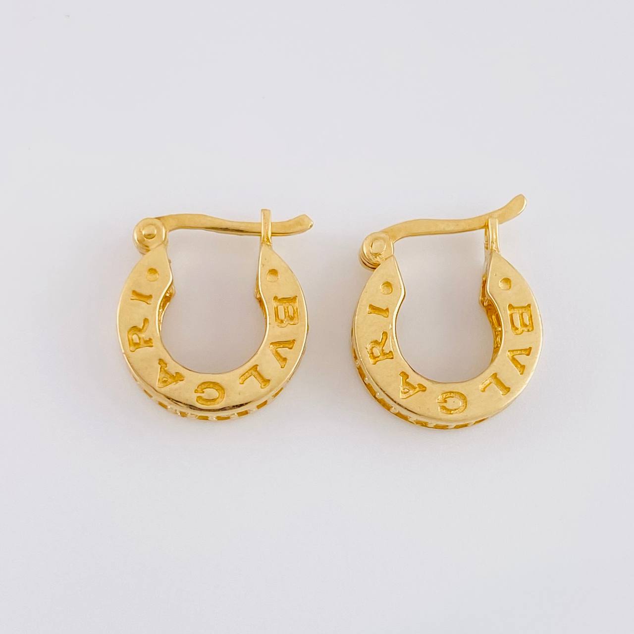 Hoop Earrings Bv 3.8g / 1/2 in Yellow Gold 18K