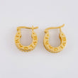 Hoop Earrings Bv 3.8g / 1/2 in Yellow Gold 18K
