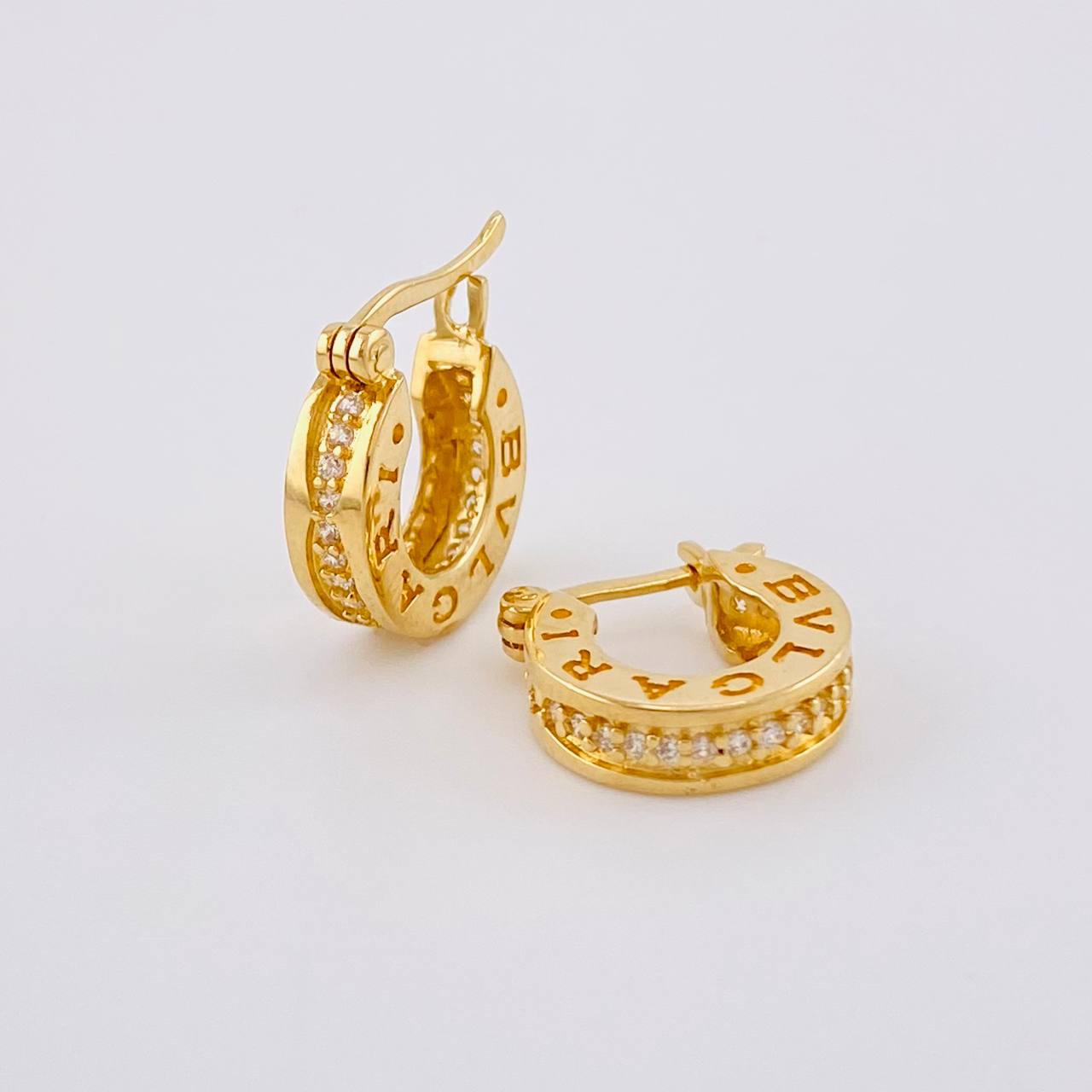 Hoop Earrings Bv 3.8g / 1/2 in Yellow Gold 18K