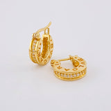 Hoop Earrings Bv 3.8g / 1/2 in Yellow Gold 18K