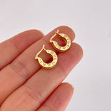 Hoop Earrings Bv 3.8g / 1/2 in Yellow Gold 18K