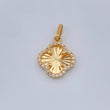 Dije Trebol 1.25gr / 3/4 in / Oro Amarillo 18%