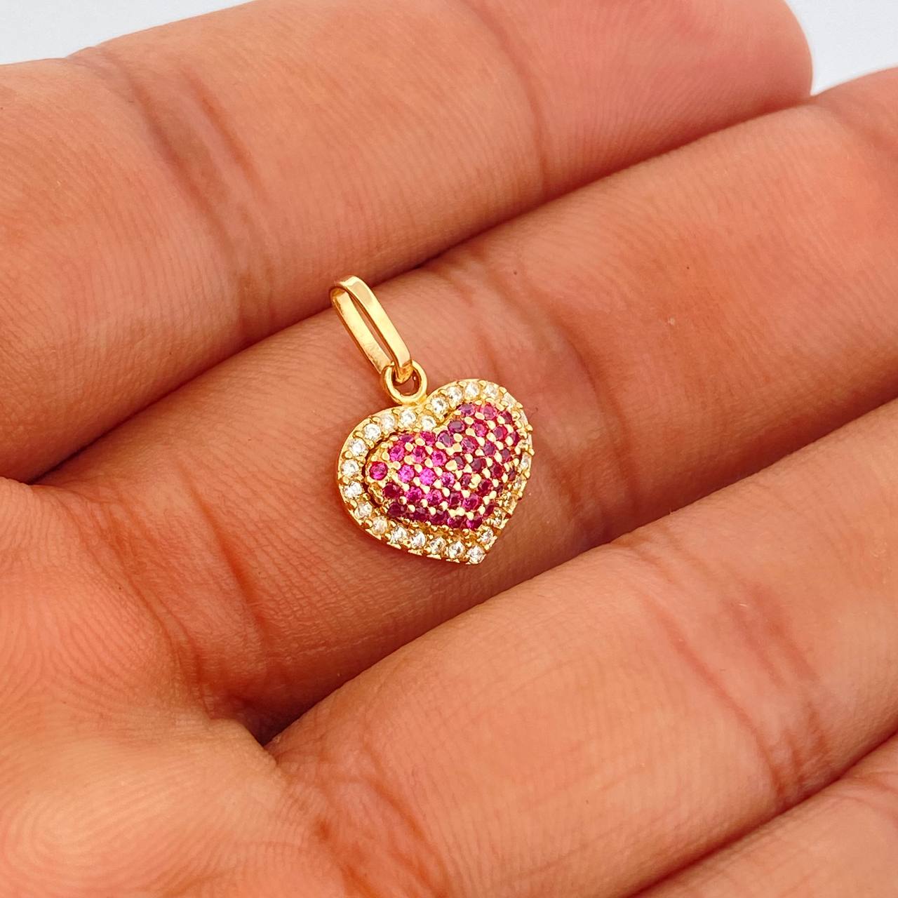 Dije Corazon 1.45gr / 1/2 in / Oro Amarillo 18%