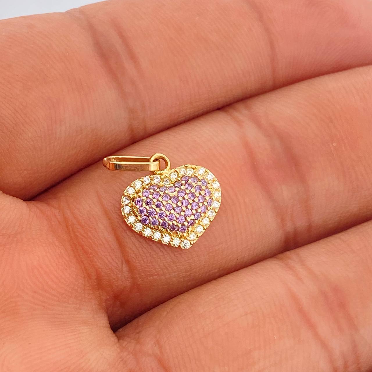 Dije Corazon 1.5gr / 3/4 in / Oro Amarillo 18%