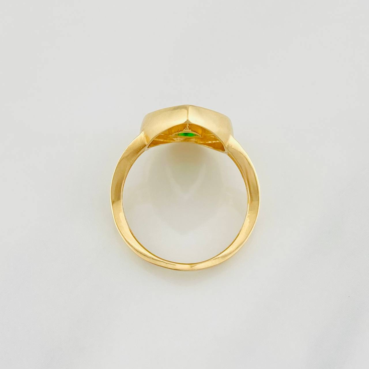 Anillo Halo Gota 4.35g / T5 1/2 Oro Amarillo 18K