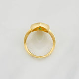 Anillo Halo Gota 4.35g / T5 1/2 Oro Amarillo 18K
