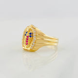 Anillo Virgen de Guadalupe 4.40g / T8 Oro Amarillo 18K