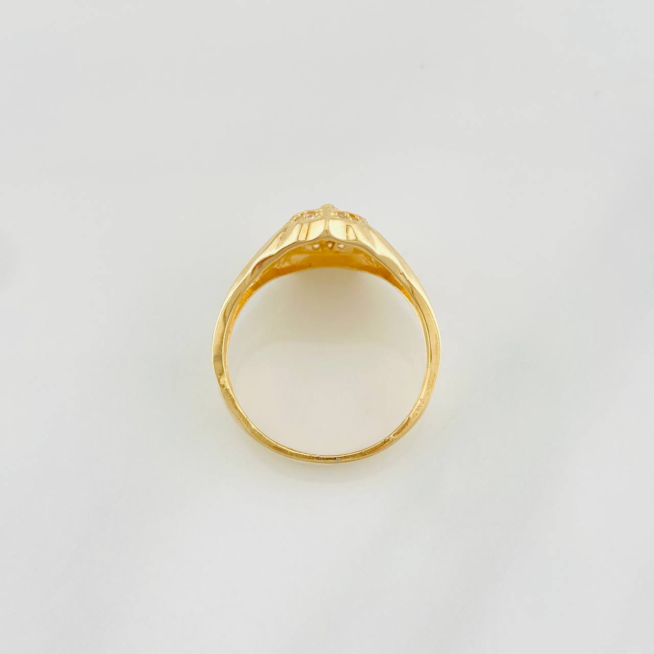 Anillo Virgen de Guadalupe 4.40g / T8 Oro Amarillo 18K
