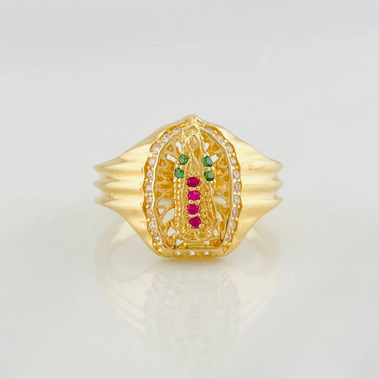 Anillo Virgen de Guadalupe 4.05g / T6 1/4 Oro Amarillo 18K