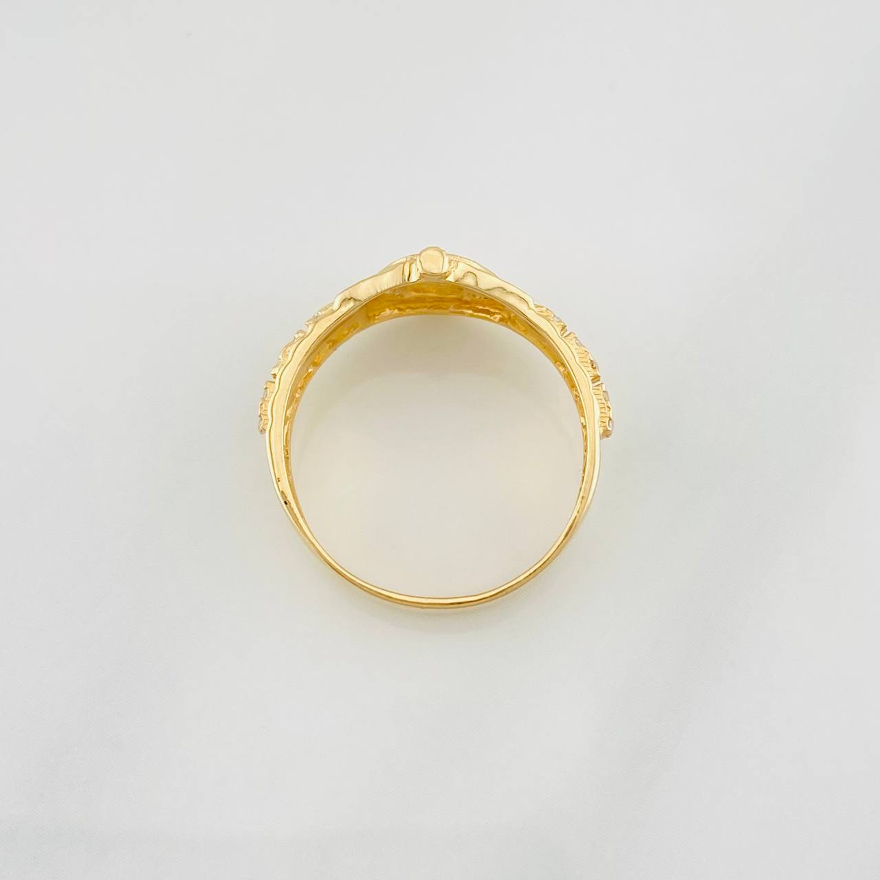 Anillo Correa Corona 2.8g / T7 Oro Amarillo 18K