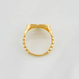 Anillo Corazon Te Amo 3.35g / T7 1/4 Oro Amarillo 18K