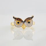 Anillo Buho 2.65g / T6 Tres Oros 18K