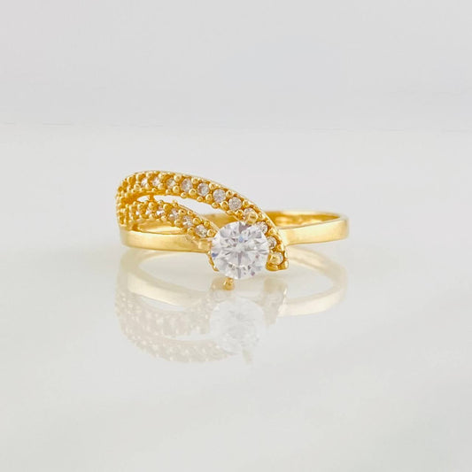Anillo Solitario Hola 2.05g / T5 1/2 Oro Amarillo 18K