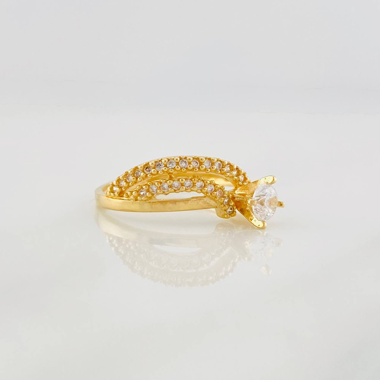 Anillo Solitario Hola 2.05g / T5 1/2 Oro Amarillo 18K