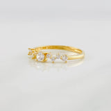 Anillo Solitario Piedras 1.35g / T6 1/4 Oro Amarillo 18K