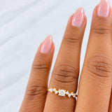 Anillo Solitario Piedras 1.35g / T6 1/4 Oro Amarillo 18K