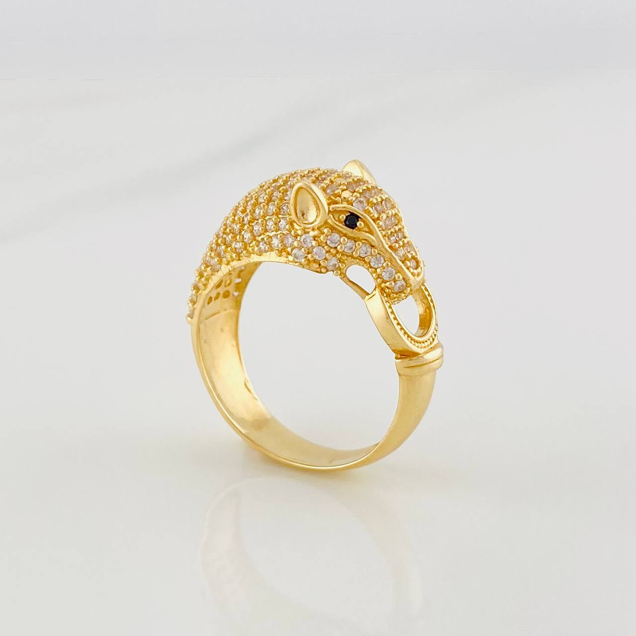 Panther Ring 4.6g / T6 1/4 Yellow Gold 18K