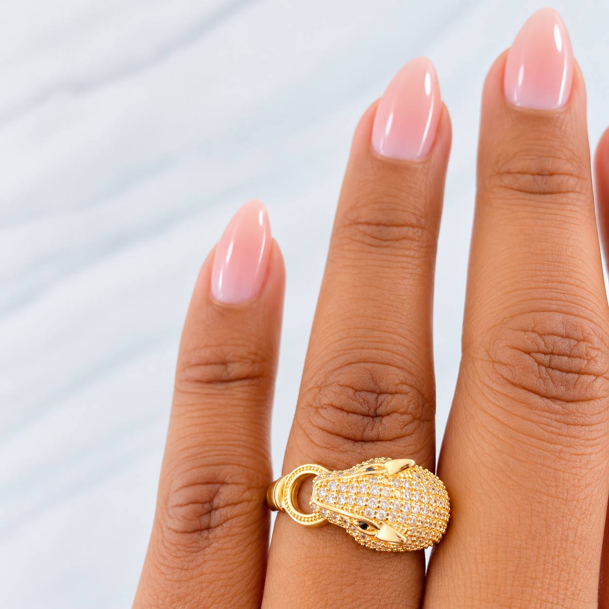 Panther Ring 4.6g / T6 1/4 Yellow Gold 18K
