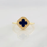 Anillo Trebol 2.65g / T6 Oro Amarillo 18K