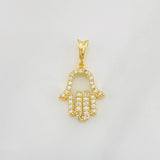Dije Mano Hamsa 1.15g / 3/4 in Oro Amarillo 18K