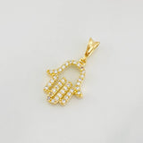 Dije Mano Hamsa 1.15g / 3/4 in Oro Amarillo 18K