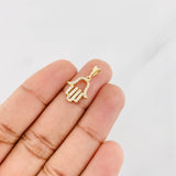 Dije Mano Hamsa 1.15g / 3/4 in Oro Amarillo 18K