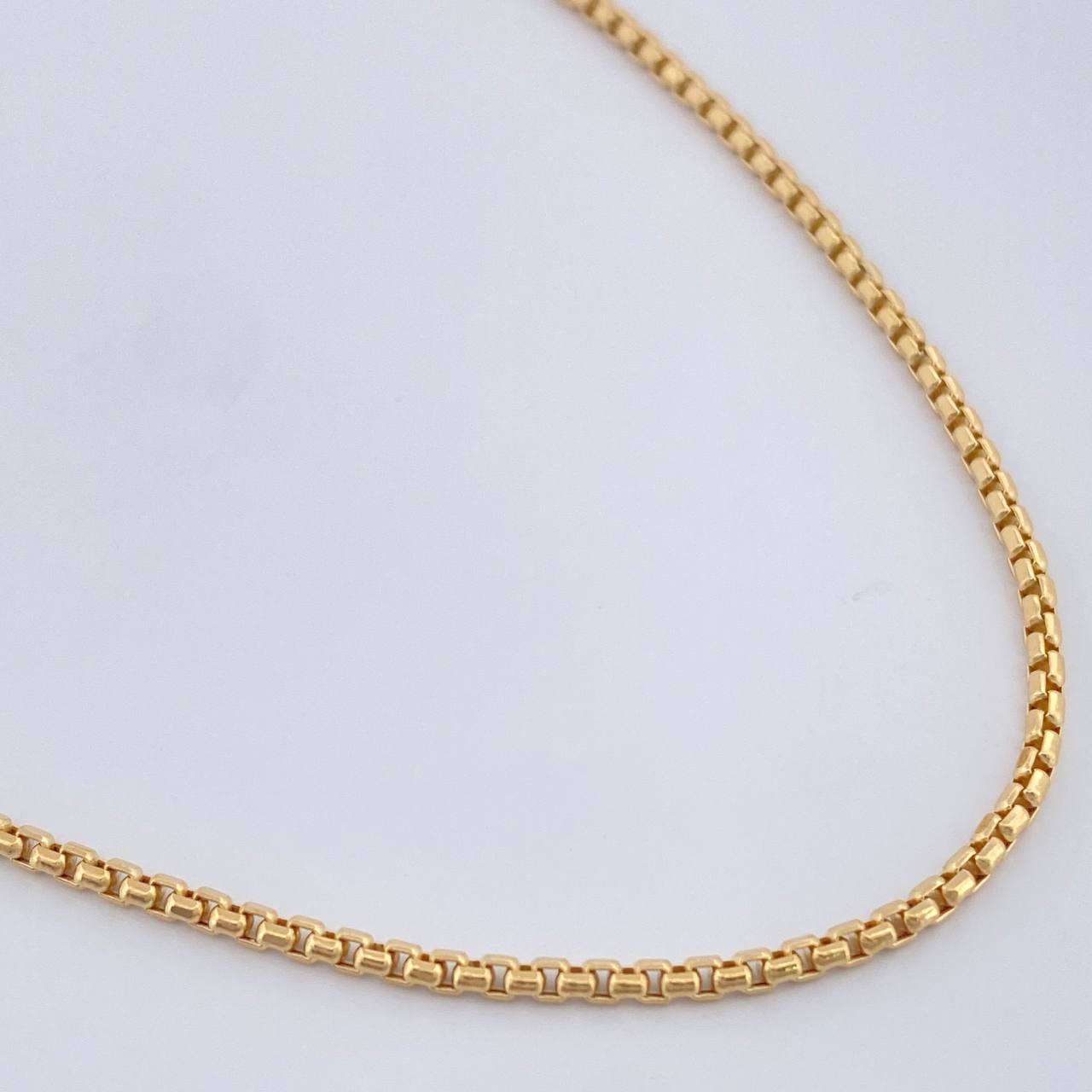 Cadena Veneciana 5.15gr / 19 3/4 in / 1.8mm Oro Amarillo +3 18K $