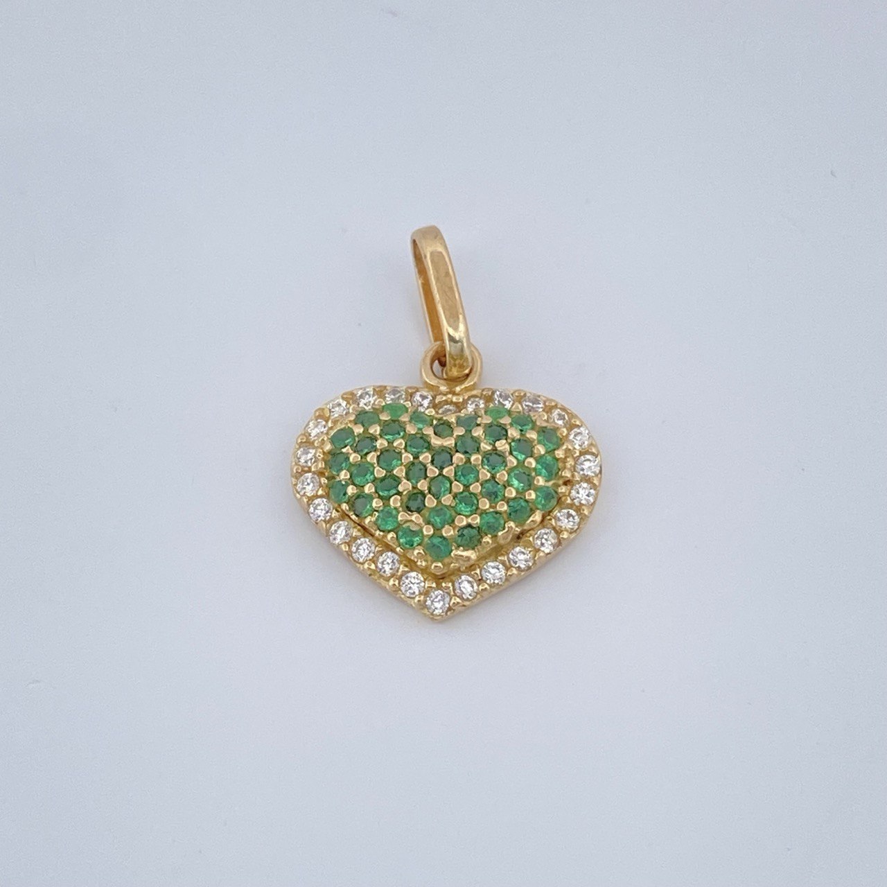 Dije Corazón Cojín 1.5gr / 3/4 in / Oro Amarillo 18K &