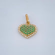 Dije Corazón Cojín 1.5gr / 3/4 in / Oro Amarillo 18K &