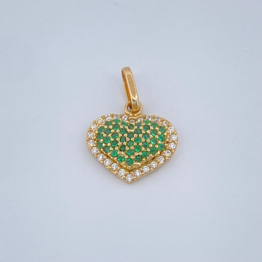 Dije Corazón Cojín 1.5gr / 3/4 in / Oro Amarillo 18K &