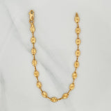 Diamond Cut Link Bracelet 2.8 g / 7 1/4 in / 4.4 mm 18K Yellow Gold