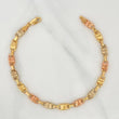 Rustic Bracelet Screws 5.4 g / 8 in / 4.9 mm Three Golds 18K