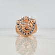 Anillo San Gabriel Arcángel 9.4g / T8 3/4 Tres Oros 18K