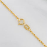 Cadena Lazo 1.15g / 60cm / 1.03mm Oro Amarillo 18K