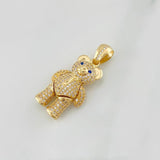 Dije Oso 8.9g / 1 1/4 in Oro Amarillo 18K