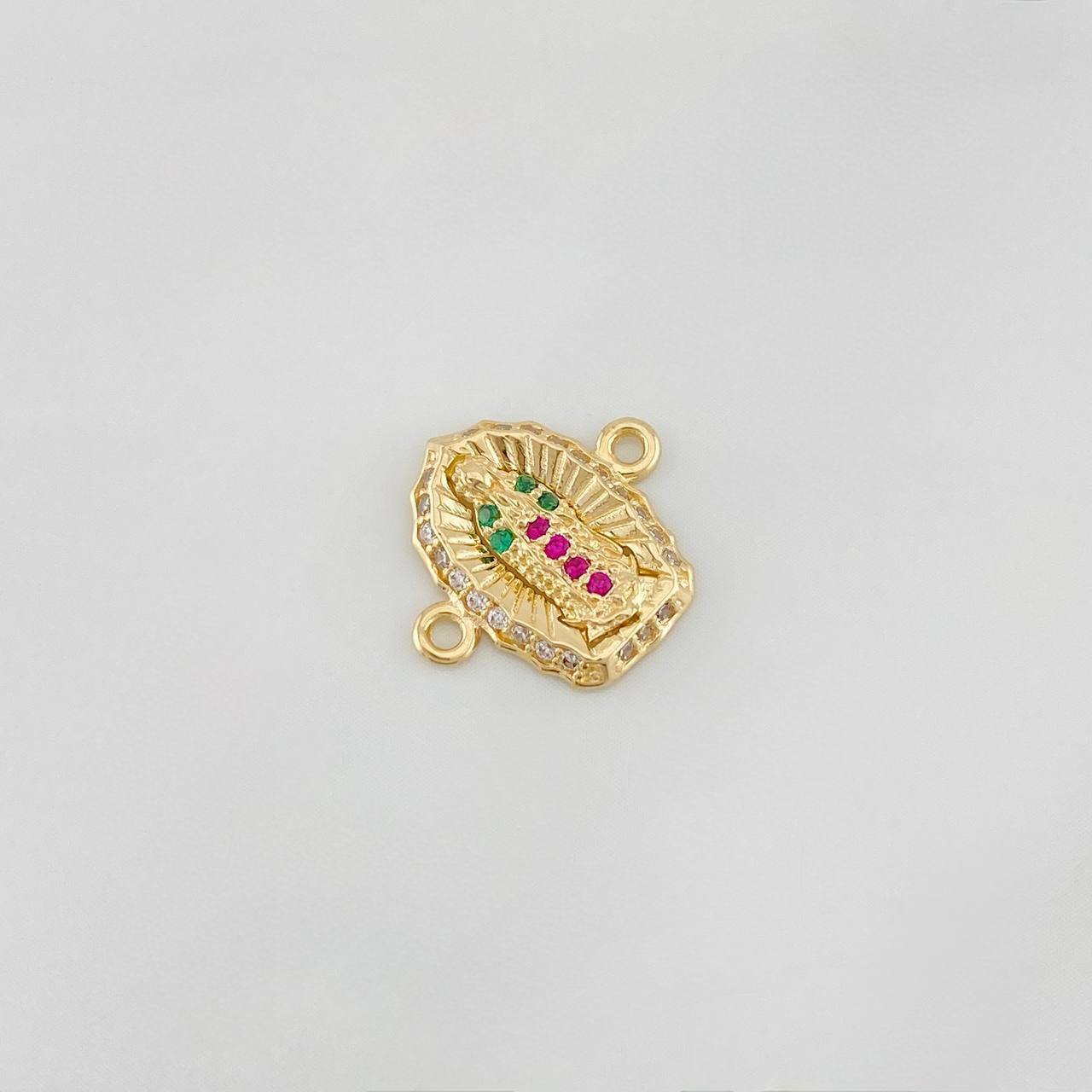 Charm Virgin of Guadalupe 1.15g / 1/2 in Yellow Gold 18K
