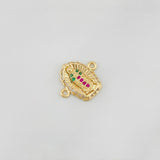 Charm Virgin of Guadalupe 1.15g / 1/2 in Yellow Gold 18K