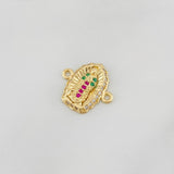 Charm Virgin of Guadalupe 1.15g / 1/2 in Yellow Gold 18K