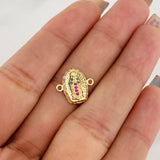 Charm Virgin of Guadalupe 1.15g / 1/2 in Yellow Gold 18K