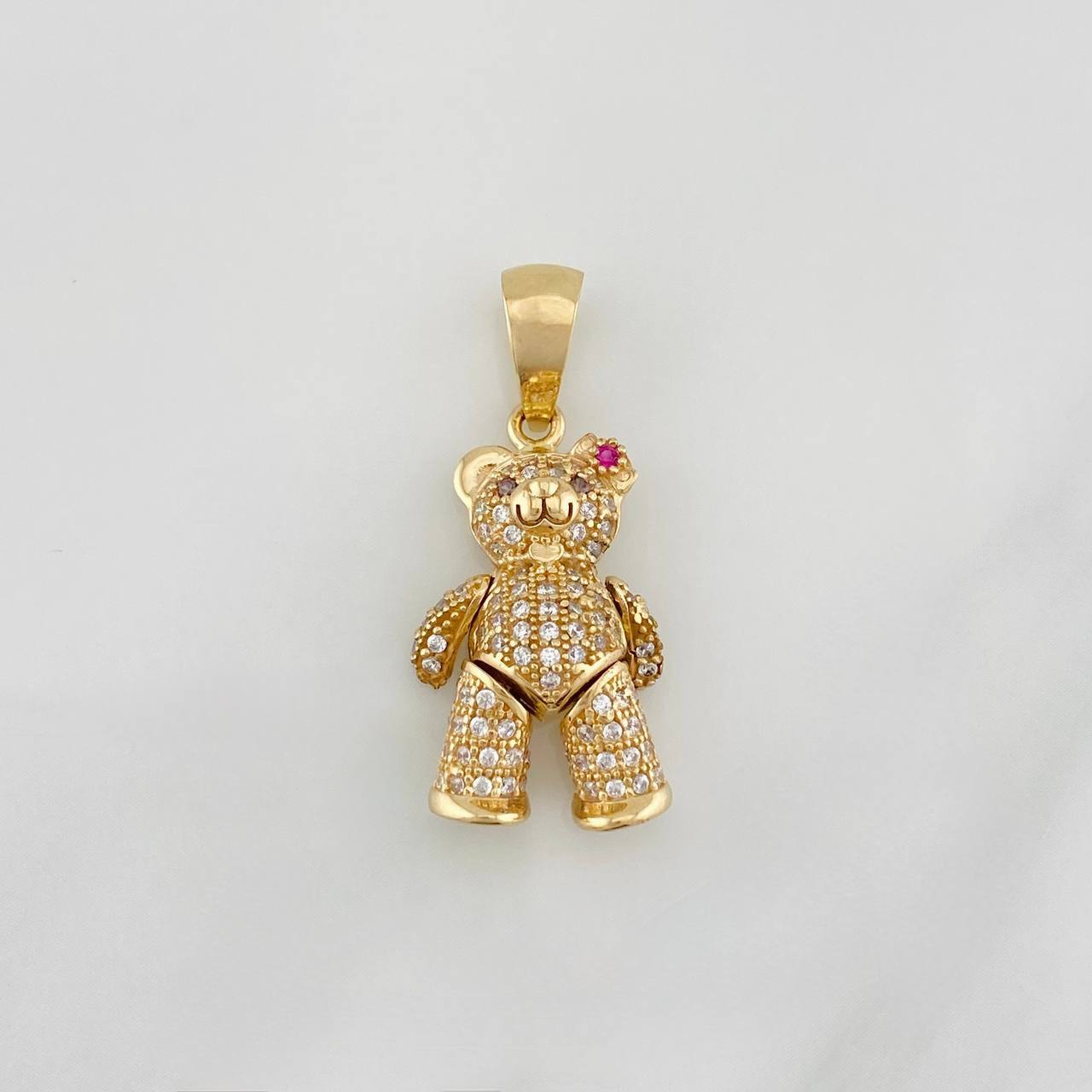 Dije Oso 4.6g / 1 1/4 in Oro Amarillo 18K