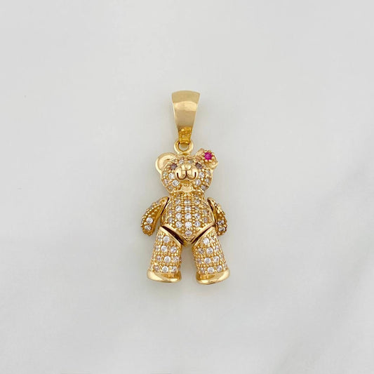 Pendant Bear 4.6g / 1 1/4 in Yellow Gold 18K