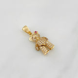 Dije Oso 4.6g / 1 1/4 in Oro Amarillo 18K